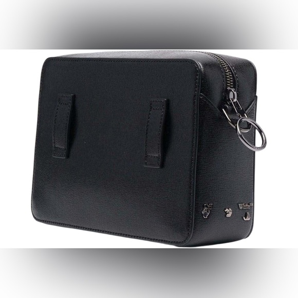 OFF-WHITE Diag Crossbody Camera Bag Black/White Convertible Belt Bag Fanny Pack - Picture 3 of 15